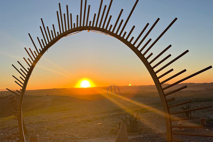 Sunrise in Agafay Desert, Morrocco