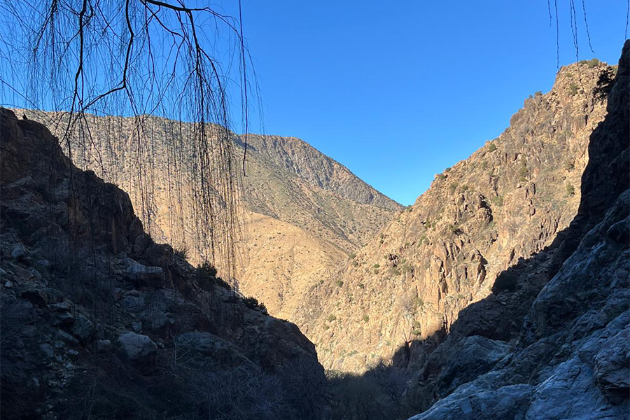 View on the Atlas mountains in Morocco