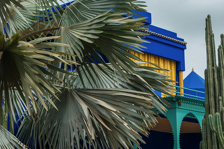 Majorelle Garden in Marrakesh, Morocco